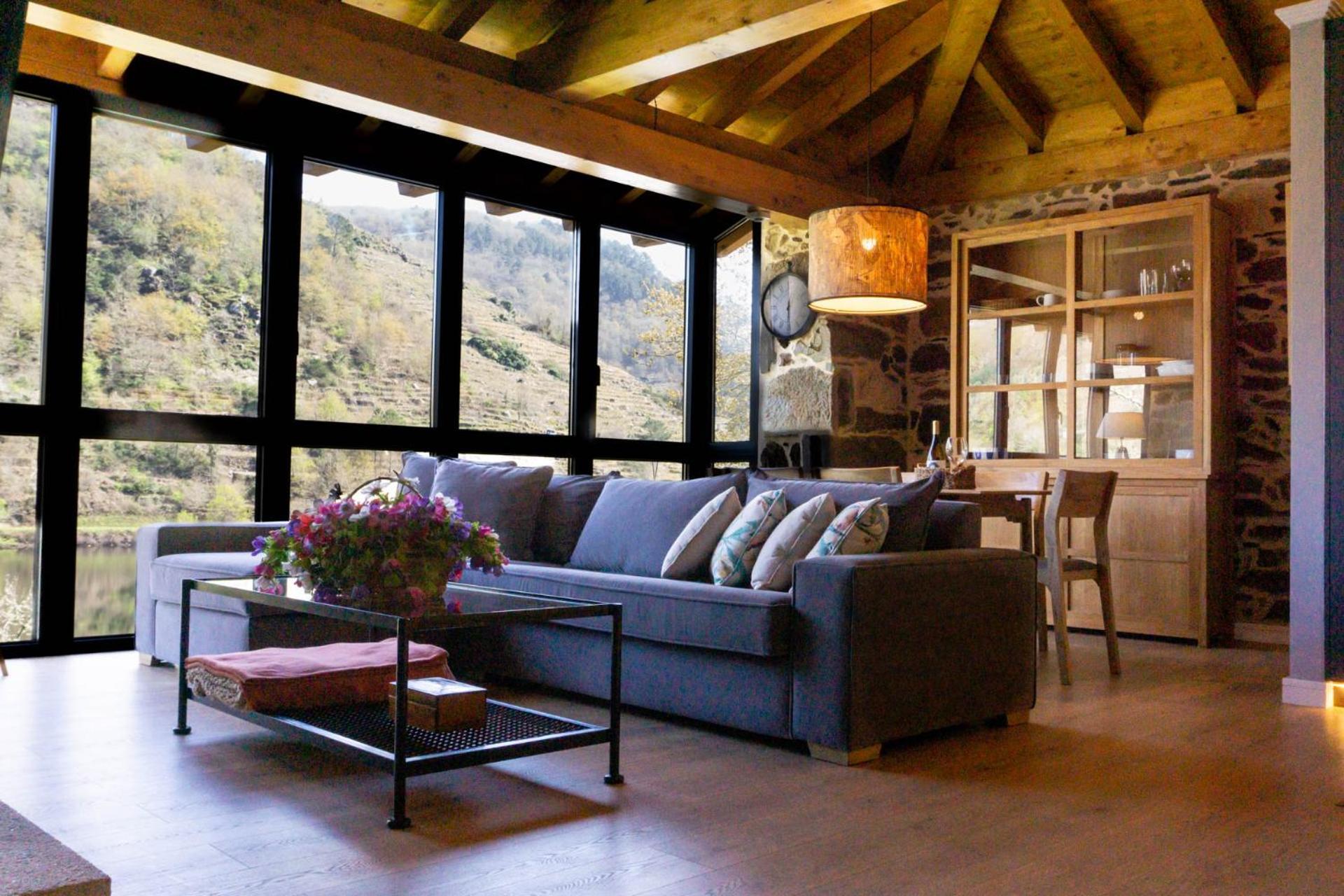 Apartamento Ribeira Sacra A Orilla Rio Mino Casas Do Pincelo Exterior foto